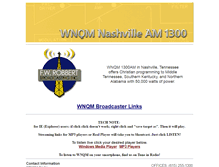 Tablet Screenshot of 1300wnqm.com